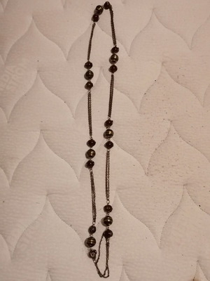 Necklace made of brass unused