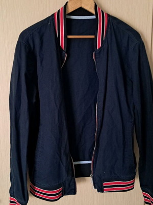 Zara spring jacket used, blue, size L