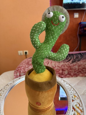 Cute Cactus in a Pot Decorative Musical Toy