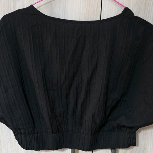 Crop top black one size Shein like new