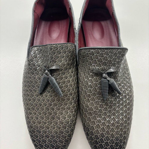 Leather shoes like new, size 43, grey