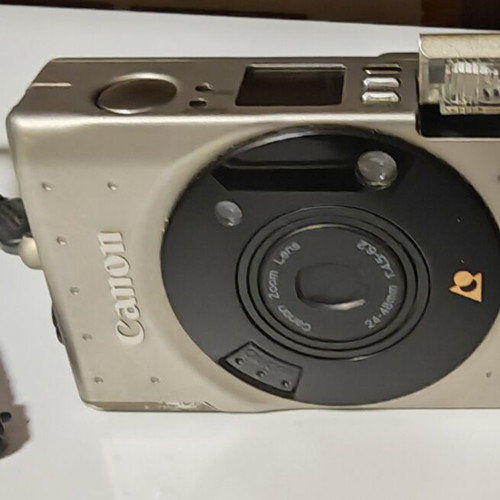 Canon IXUS APS film camera with case