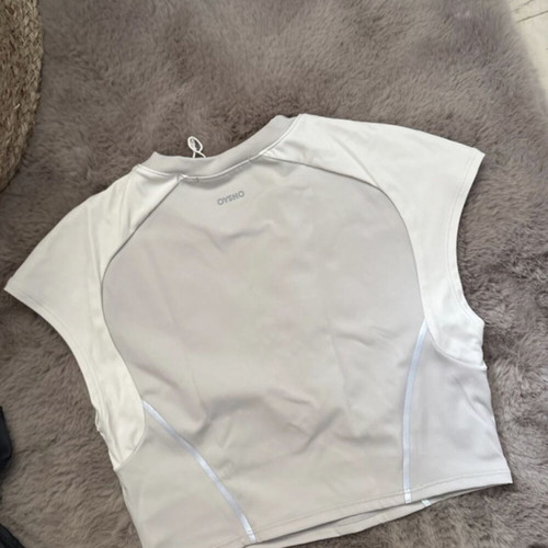 Oysho beige polyamide top size Small new
