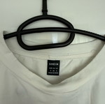 Shein lace t-shirt like new, black and white, size S