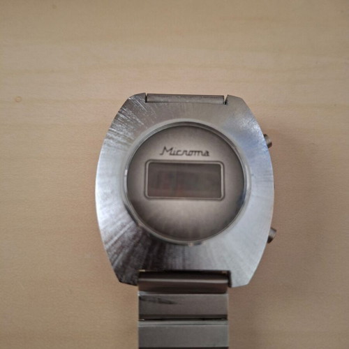 Microma vintage men's digital watch from the 70s used