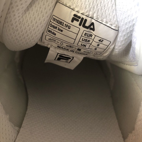 Fila Orbit Low men's sneakers size 42, white, new