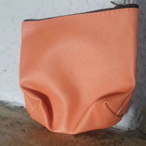 Superhero pouch new wallet type orange 12×10cm