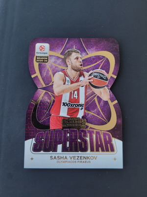 2025 26 Panini Contenders Sasha Vezenkov Superstar card like new