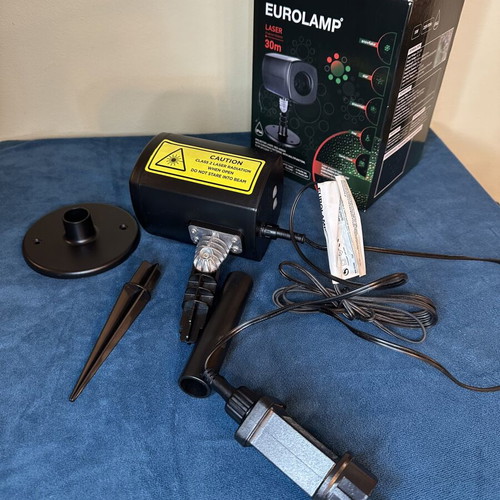 Eurolamp Laser Projector IP44 Red Green New with Box