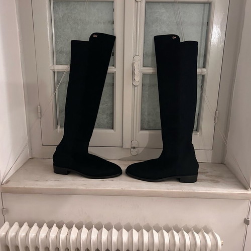 Stuart Weitzman 5050 over-the-knee boots new, black, size 41