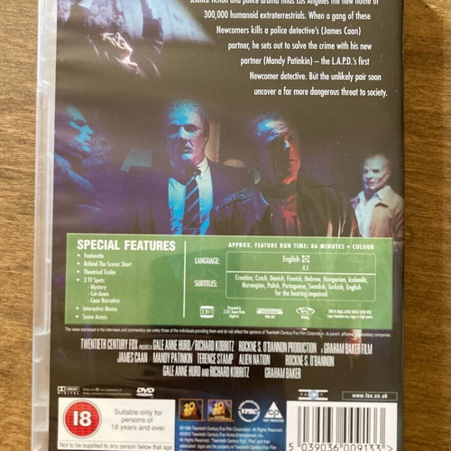 Alien Nation Prepare Yourself DVD like new, science fiction, English without subtitles