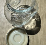 IKEA glass jar small like new
