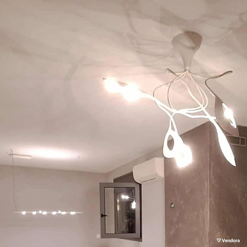 LED Linea Light O-Shape pendant new, white matte, 120 cm length