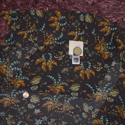 Dolce & Gabbana vintage silk shirt with floral print used, size 42