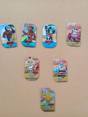 Brawl Stars metal caps pack of 103, like new