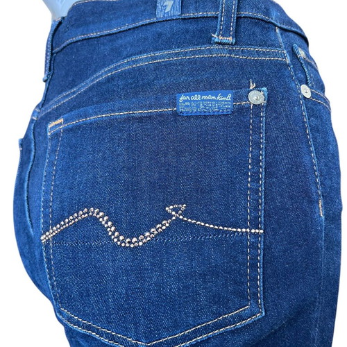 7 For All Mankind HW Skinny Slim Evolution Voyage jeans like new, size 27