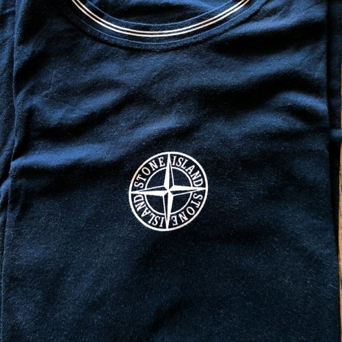 Stone Island T-shirt size L like new, dark blue