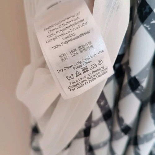 DKNY elegant midi dress, black and white, size M