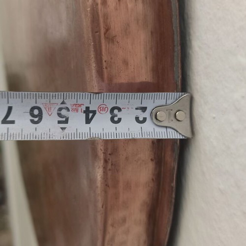Copper shallow tray used (sini)
