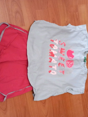 Benetton summer set like new, multicolor for 3 years old