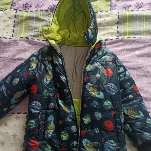 Boboli reversible kids jacket 6-8 years like new, multicolor