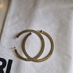 Gold-plated hoops used