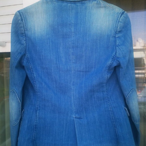 Massimo Dutti women's jacket used, blue, size S