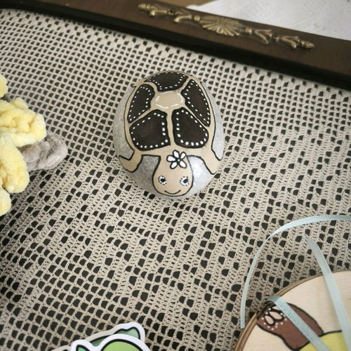 Collection of Handmade Turtle-Themed Items New