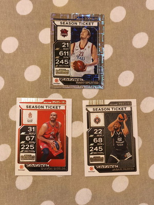 Euroleague Contenders 25-26 set of 3 cards like new