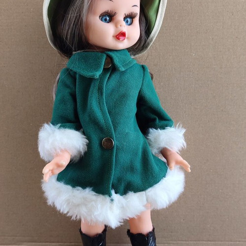 Apergis Collectible Doll 1970s like new with original clothes, 34 cm
