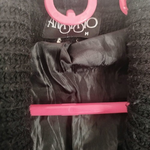 Coat used size M, black and white