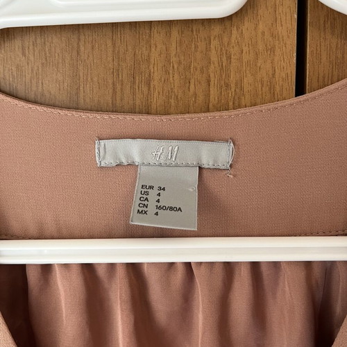 H&M Pink Midi Dress XS like new