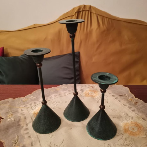 Various decorative items used 20-35 cm with patina