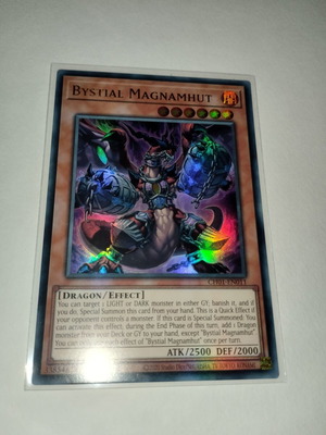 Bystial Magnamhut Yu-Gi-Oh! card, Ultra Rare