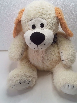 Λούτρινο μαλλιαρό σκυλάκι Beagle μεταχειρισμένο με παπιγιόν
