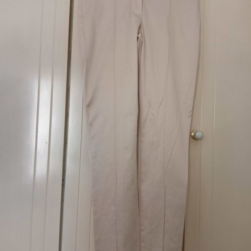 Bebe women's pants, beige, satin-like fabric, medium size