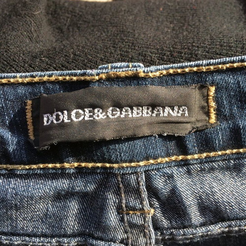 Dolce & Gabbana women's low rise jeans Y2K like new, size 34, blue