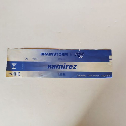 Club Terminal ticket used, Ramirez