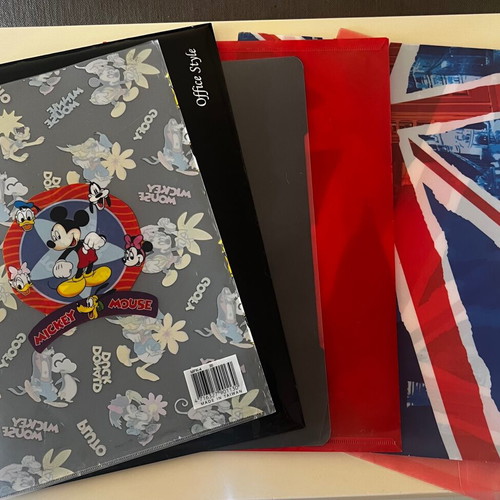 Folders used, pack of 26 with two smaller as gift