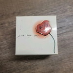 Heart ring like new, silver