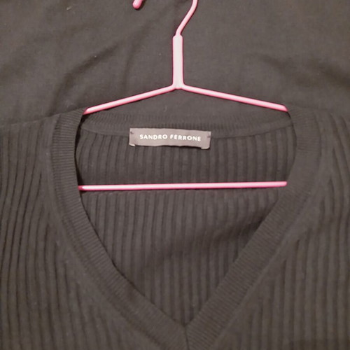 Knitted dress used, black, size L