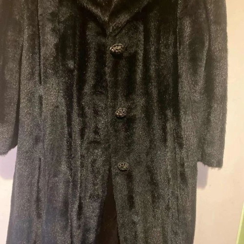 Black coat size S/36/8 like new