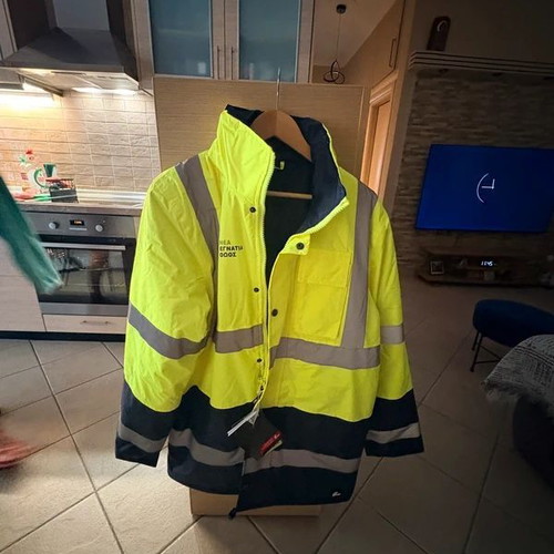 Work jacket high visibility, new