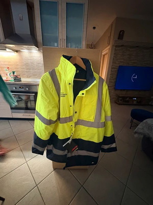 Work jacket high visibility, new
