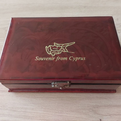 Vintage wooden jewelry box