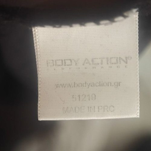 Body Action women's blouse M black 100% cotton like new