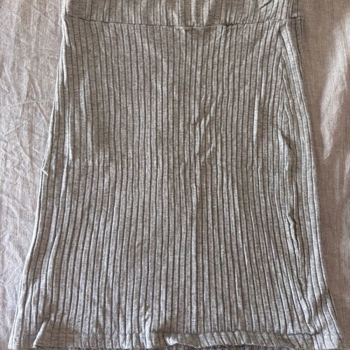 High-waisted fitted skirt like new, gray, size M 38 10
