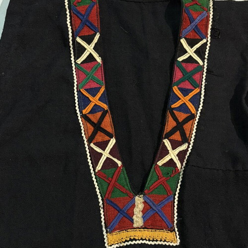 Traditional folk costume used with beautiful designs, height 110 cm