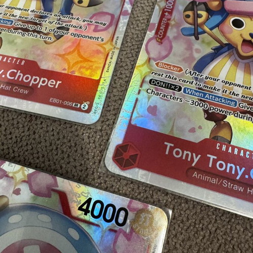 Tony Tony Chopper EB01-006 card set of 4 like new