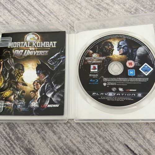 Mortal Kombat vs DC Universe PS3 game like new